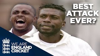 Windies 2000  Best Bowling Attack Ever  England v West Indies Lords 2000  Highlights [upl. by Enale]