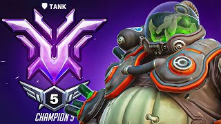 POV Youre the only Champion Hog player  Overwatch 2 [upl. by Brad]