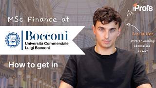 HOW DO YOU GET INTO BOCCONI MASTERS IN FINANCE [upl. by Kacerek]