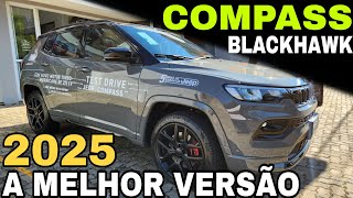 NOVO JEEP COMPASS BLACKHAWK 20 TURBO 2025  O MELHOR SUV TURBO [upl. by Mapel]