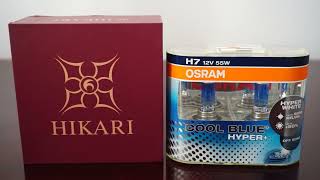 HIKARI Darkenex LED vs OSRAM Cool Blue Hyper [upl. by Arel]