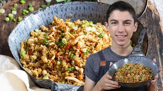 Thanksgiving Leftover Turkey Fried Rice  Eitan Bernath [upl. by Mahseh]