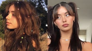 🦋AESTHETIC TRENDY HAIRSTYLES FOR STRAIGHT AND WAVY HAIR🦋 [upl. by Louis]