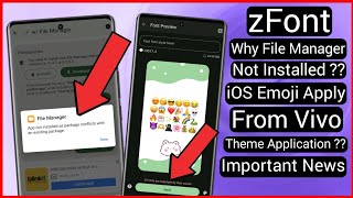 zFont File Manager Download Problem  zFont File Manager Problem  zFont iOS Emoji Problem  iOS [upl. by Trainer]