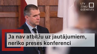 Filips Rajevskis Ja nav atbilžu uz jautājumiem nerīko preses konferenci [upl. by Reyam]