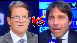 Lite tra Conte e Capello quotMa di cosa parliamo Lukaku è una Pippaquot [upl. by Acillegna767]