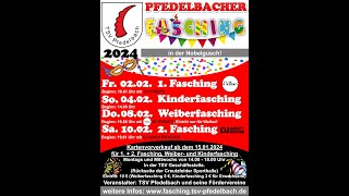 Pfedelbacher Fasching 2024 [upl. by Dalenna]