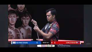 2024 Asias Mosconi Cup Philippines Versus Chinese Taipei Day 3 PART 10 Ko Ping Chung amp Carlo Biado [upl. by Kissner]