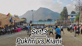 Set3  Pukhri vs kiani  vollyball 🏐 match in kiani  Pt kewal Sharma memorial 2024 [upl. by Nikolaos120]