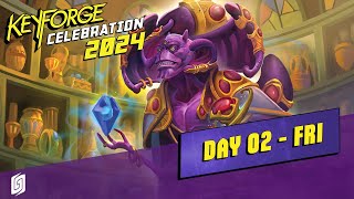 KeyForge World Championships  KeyForge Celebration Day 2 [upl. by Arodoet]