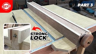 How to Make Fence for DIY Table Saw  Strong and Precision  Part 3 [upl. by Yrellam506]