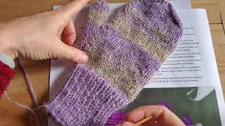 Tutoriel Tricot  Mitaines  Préparation montage et côtes [upl. by Lodi486]