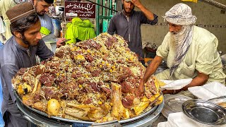 EXTREME PAKISTANI STREET FOOD  ULTIMATE PAKISTANI GOLDEN PULAO RECIPE  ZAIQA CHAWAL RECIPE [upl. by Dunc]