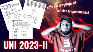 RESUELVO LAS 3 PRUEBAS DEL ÚLTIMO EXAMEN DE ADMISIÓN UNI  UNI 2023II [upl. by Aihsenet]