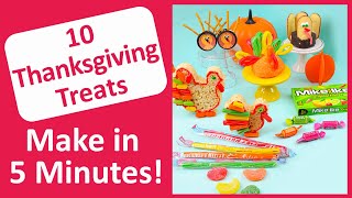 10 Best Thanksgiving Treats for Kids and Teens Easy Thanksgiving Party Ideas [upl. by Boote478]