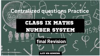 Rationalising the Denominator class lX maths ajitsirkewzing khansir youtube [upl. by Marvin]