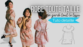 Coudre une robe aux manches bouffantes avec poches [upl. by Yorgerg]