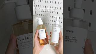 SKIN1004 Cleansing Oil vs ANUA Cleansing Oil kbeauty skincare skin1004 anua cleansingoil [upl. by Etnelav]