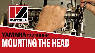 Yamaha YXZ1000R Head Installation  Yamaha YXZ1000R Timing  YXZ1000R Engine Rebuild [upl. by Marlo]