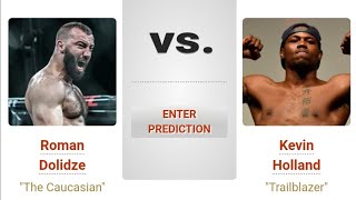 Roman Dolidze VS Kevin Holland  UFC 307 Preview amp Picks  Pinoy Silent Picks [upl. by Neeka]