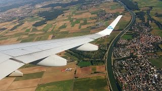 KLM Embraer 190  Summer Takeoff at Nuremberg Airport [upl. by Faruq]