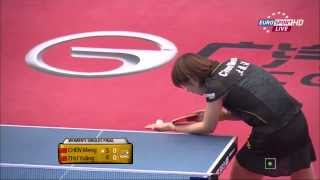 2014 中國美女陳夢朱雨玲（科威特公開賽決賽）Kuwait Open Final CHEN Meng vs ZHU Yuling [upl. by Anitnamaid771]