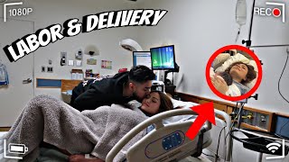 LABOR amp DELIVERY VLOG  OUR FIRST BABY [upl. by Ateekal]