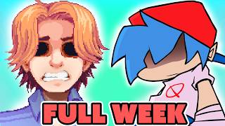 FRIDAY NIGHT FUNKIN mod EVIL Null vs BF Full Week All Endings  Demo [upl. by Aihsoem]