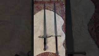 TwoHanded Sword vs OneHandandHalf Sword [upl. by Carlile47]