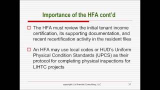 Low Income Housing Tax Credits LIHTC Compliance amp Management [upl. by Nhoj346]