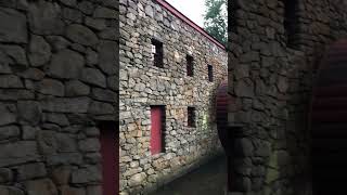 Wayside Inn Grist Mill  Close Up of Stone Work [upl. by Brok411]