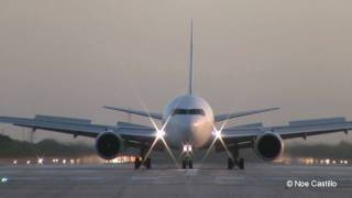 LAN Cargo Boeing 767300ERF Landing MIDMMMD Merida Mexico [upl. by Danita]