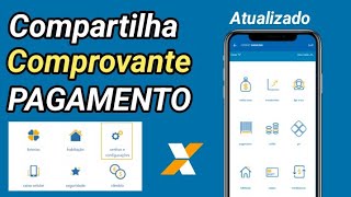 Aprenda como Compartilhar Comprovante de Pagamento efetuado no App CAIXA ECONÔMICA [upl. by Ogaitnas]