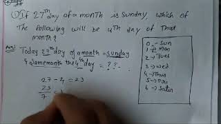 CALENDAR REASONING TRICK PART  3 REASONING shorts [upl. by Novah649]