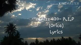 CHIZZRIPORICE LYRICS [upl. by Analla]