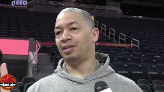 Ty Lue On Kawhi Leonards New Injury HoopJab NBA [upl. by Ennairrac461]