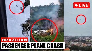 BRAZIL PLANE CRASH Tragic Plane Crash in Brazil  All 61 Aboard Perish [upl. by Lamahj]