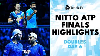 ArevaloPavic BolelliVavassori For SemiFinals amp More  Nitto ATP Finals Highlights Doubles Day 6 [upl. by Ednalrim]