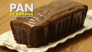 Simplemente una tentación quotPan de banana con avellanas y chocolatequot [upl. by Analram]