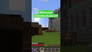 Ne mélenchons pas les torchons et les serviettes 🤣 lfi droite minecraft [upl. by Larina648]