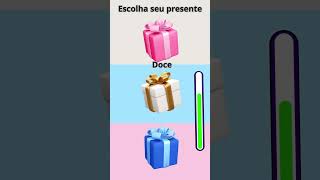 Escolha seu presente 🎁 passatempo quiz escolhaopresente escolhaseupresente jogos [upl. by Sosthena877]