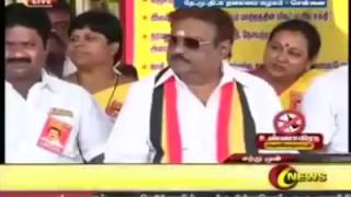 Theepori Selvaraj  DMDK தீப்பொறி செல்வராஜன் Vijayakanth Speech [upl. by Aliban316]