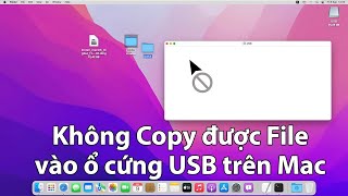 Cách Copy File dữ liệu từ Macbook vào ổ cứng USB trên Mac OS [upl. by Dorina422]