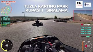 Tuzla Kupası1  Sıralama  kmvideos3938 lapisakademi  Telemetri  Tuzla Karting Park 34 [upl. by Eitsirc]