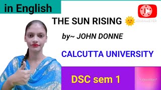 The sun rising by John Donne [upl. by Chrystal]