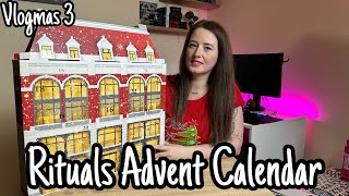 VLOGMAS  Unboxing RITUALS Calendar Advent [upl. by Wulf]