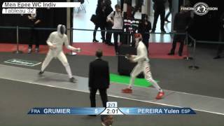 FE M E Individual Heidenheim WC 2016 T32 08 green PEREIRA ESP vs GRUMIER FRA [upl. by Rosenzweig]