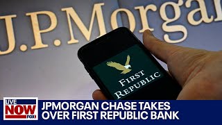 JPMorgan Chase takes over First Republic Bank after FDIC seizure  LiveNOW from FOX [upl. by Hocker]