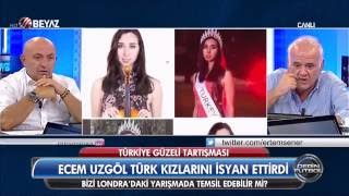 Ahmet Çakar  Ecem Uzgör Ben temsil etsem daha iyi be Türkiye Güzeli [upl. by Ramunni]