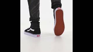 VANS SK8 Hi Top Shoes Sneakers Black White Red  SK8HIB8C  JD Sports [upl. by Arva]